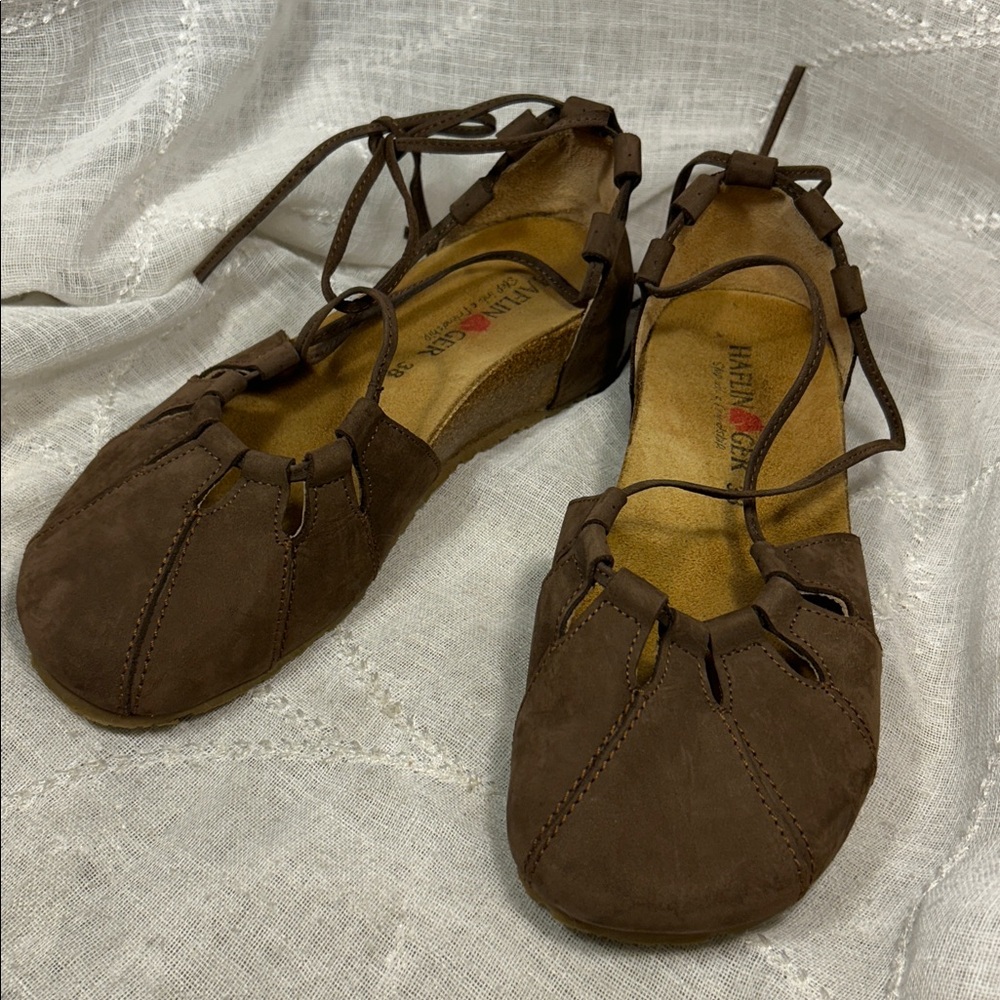 Haflinger cork leather comfortable shoes